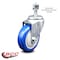 Service Caster 4 Inch Blue Polyurethane Wheel Swivel 1/2 Inch Threaded Stem Caster SCC SCC-TS20S414-PPUB-BLUE-121315 - alternate 4